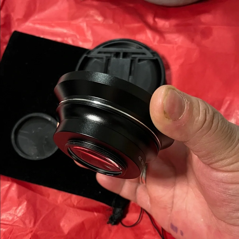 Full HD 0.36x Super Wide Angle Camera Lens - Black